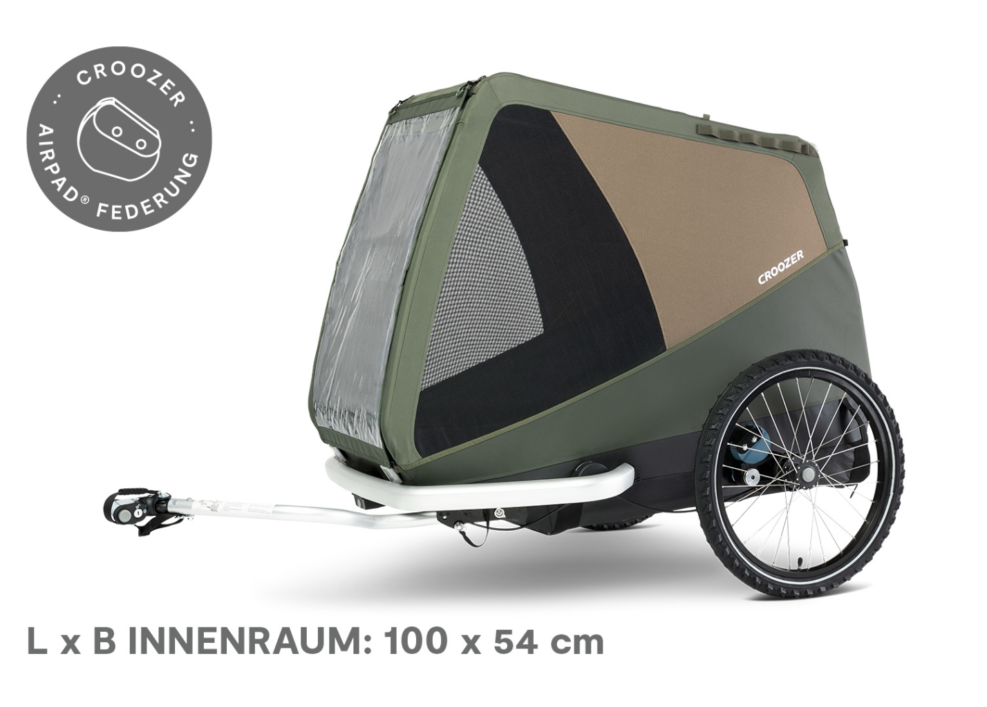 Croozer Dog Tammo - Hundeanhänger mit AirPad® Federung